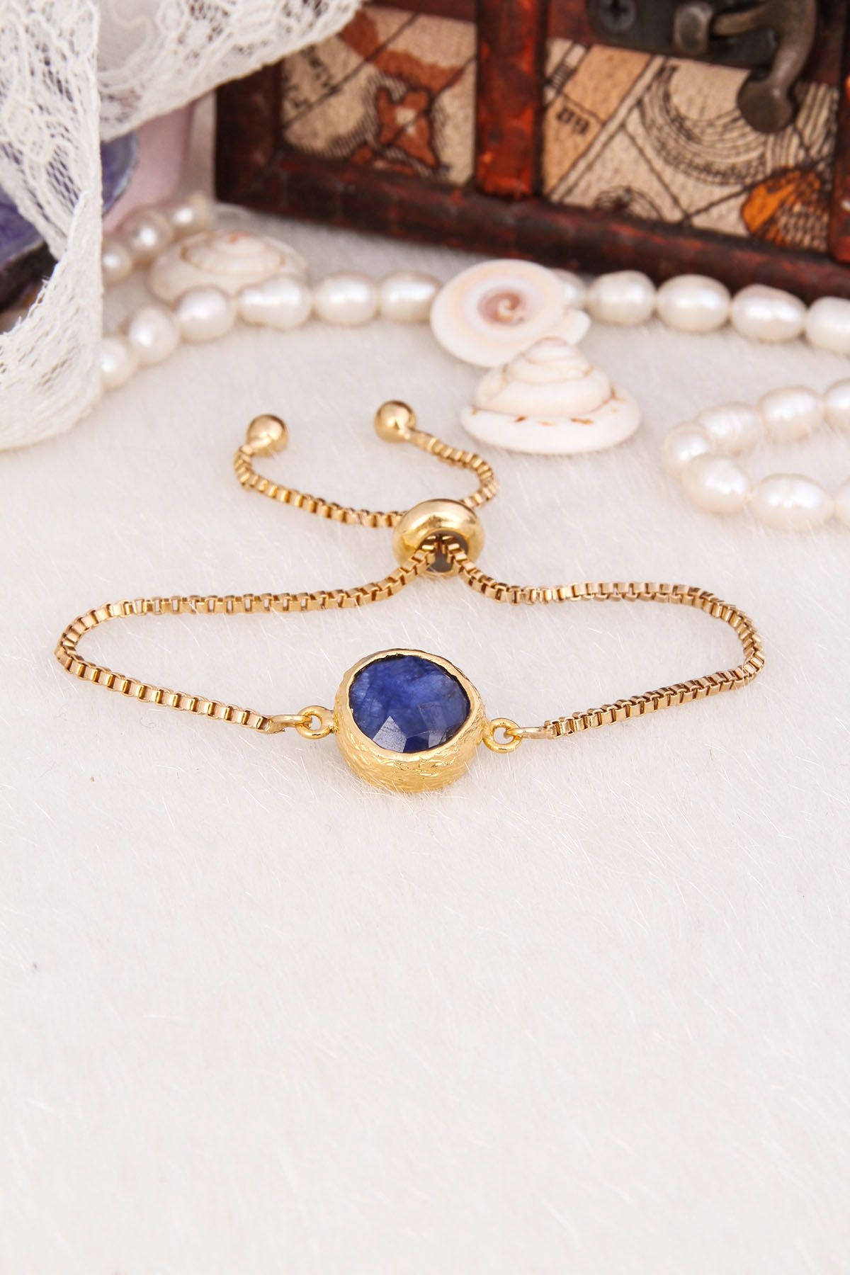 14K Gold-Plated Bronze & Agate