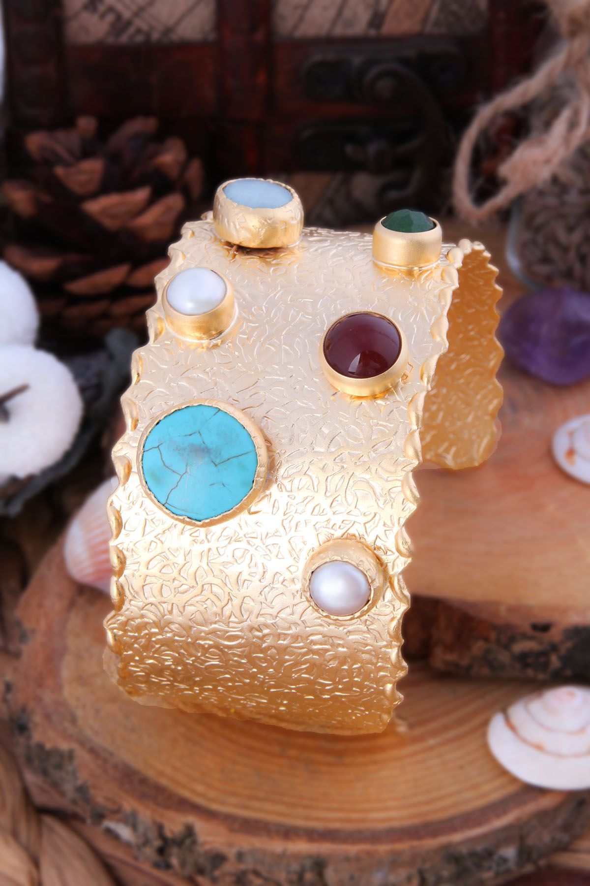 Turquıise & Pearl Bracelet