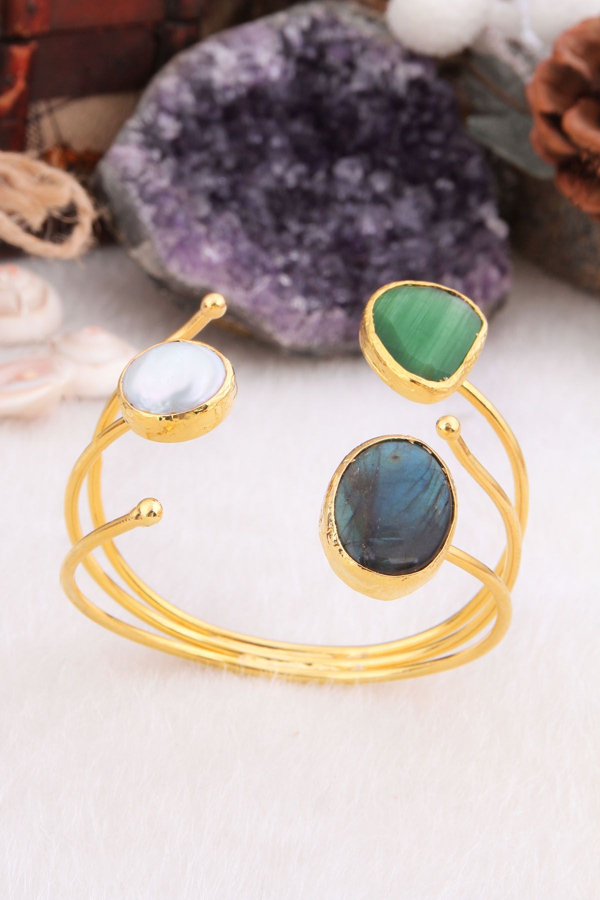 Pearl & Zircon Bracelet