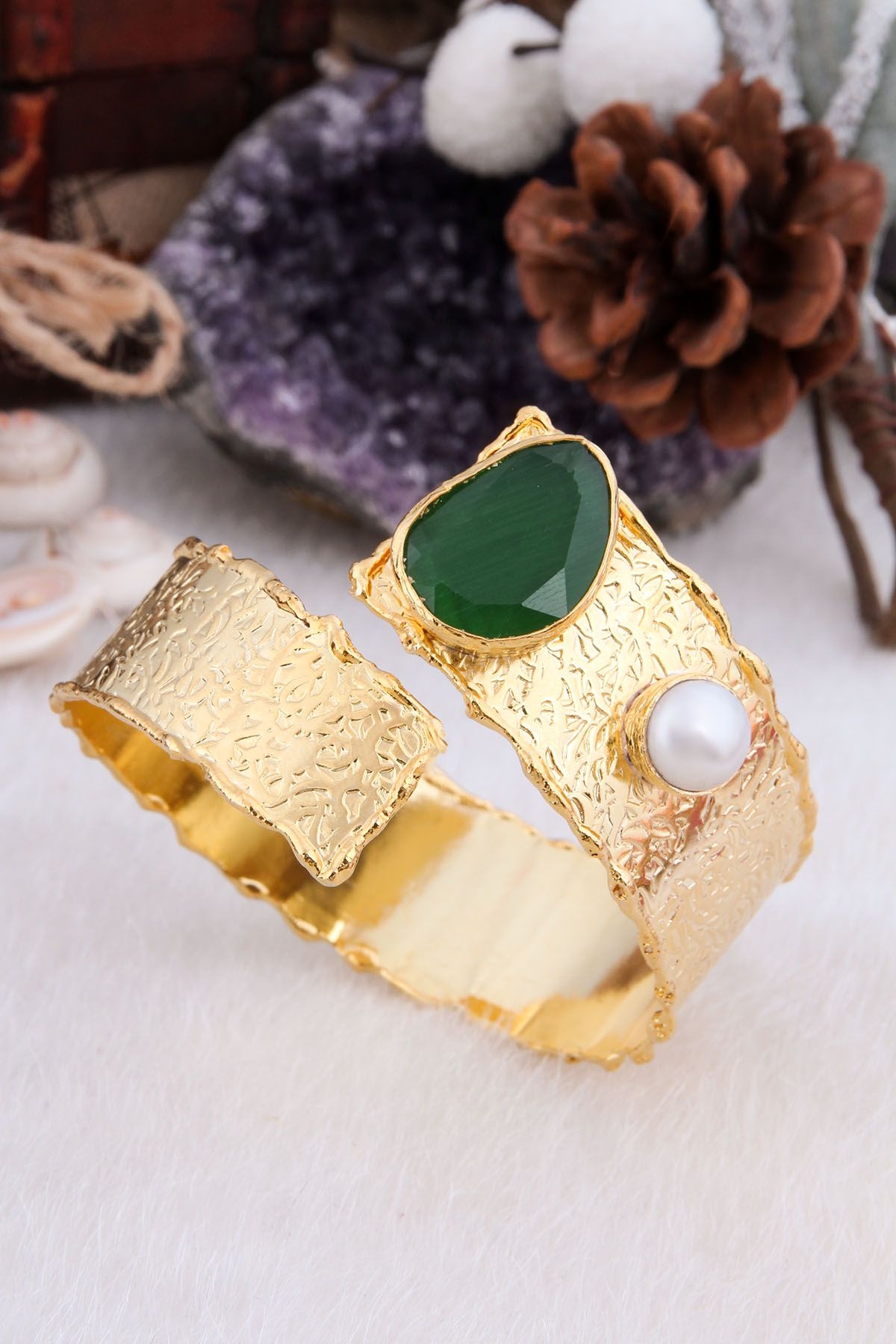 Pearl & Zircon Bracelet
