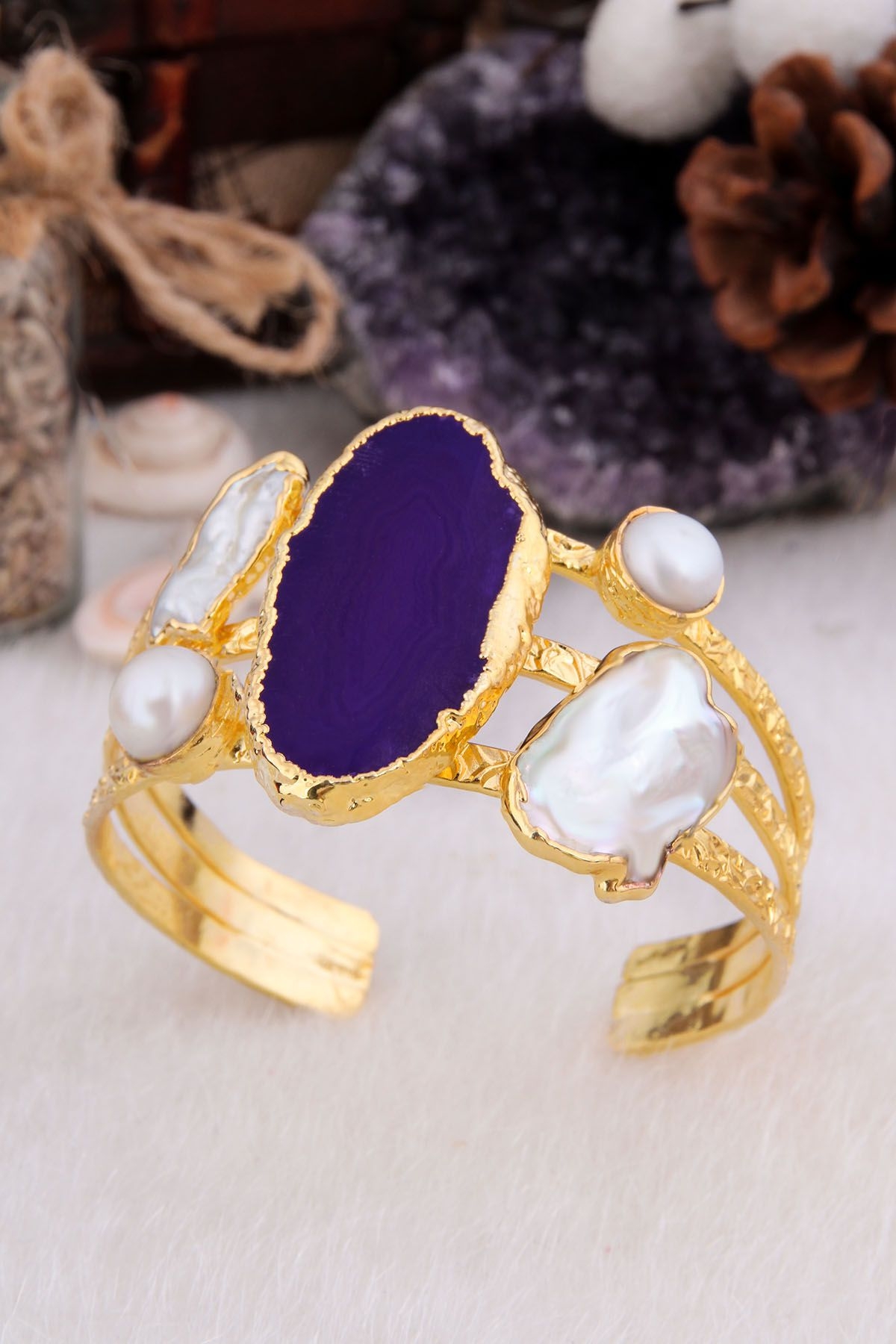 Pearl & Agate Bracelet