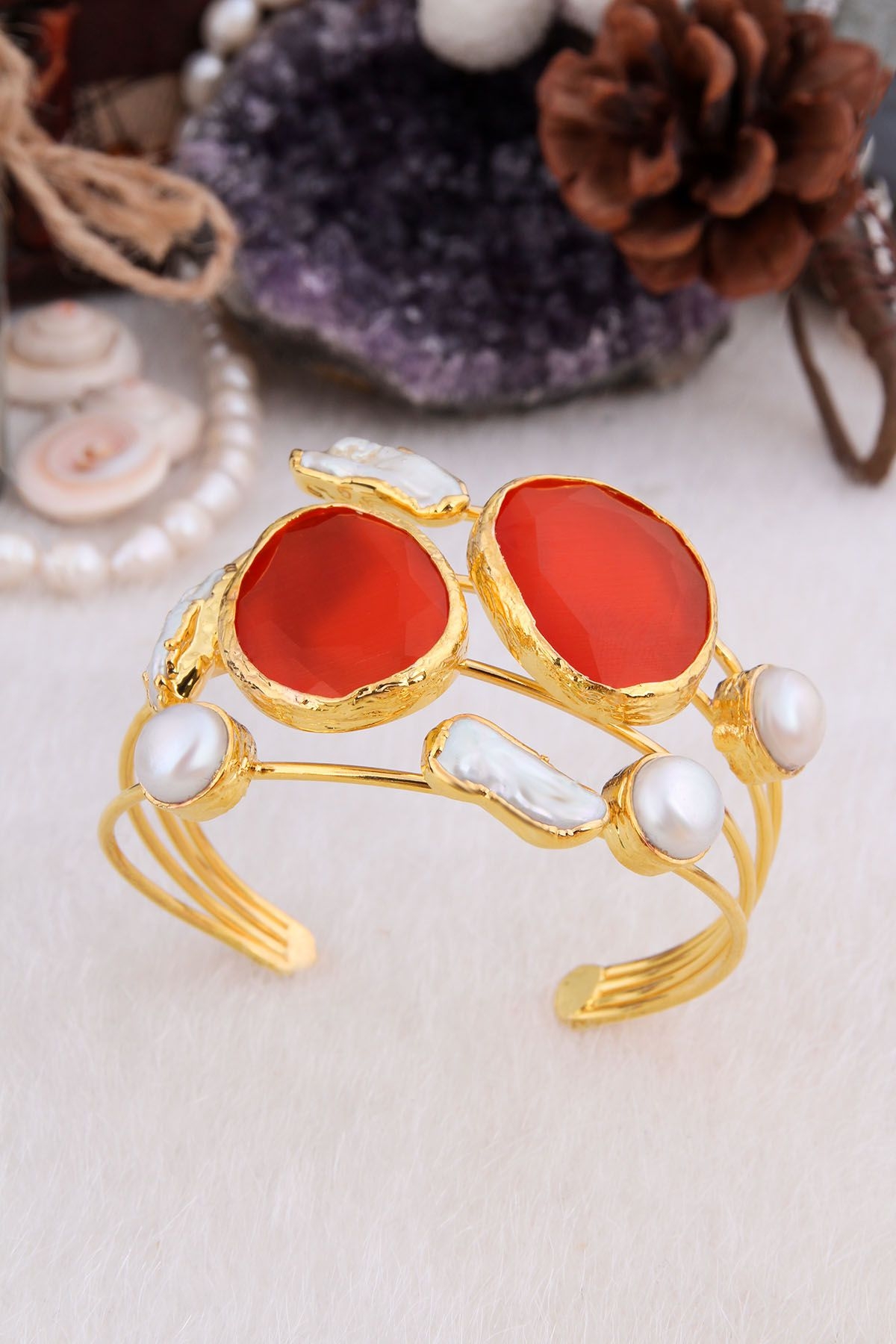 Pearl & Zircon Bracelet