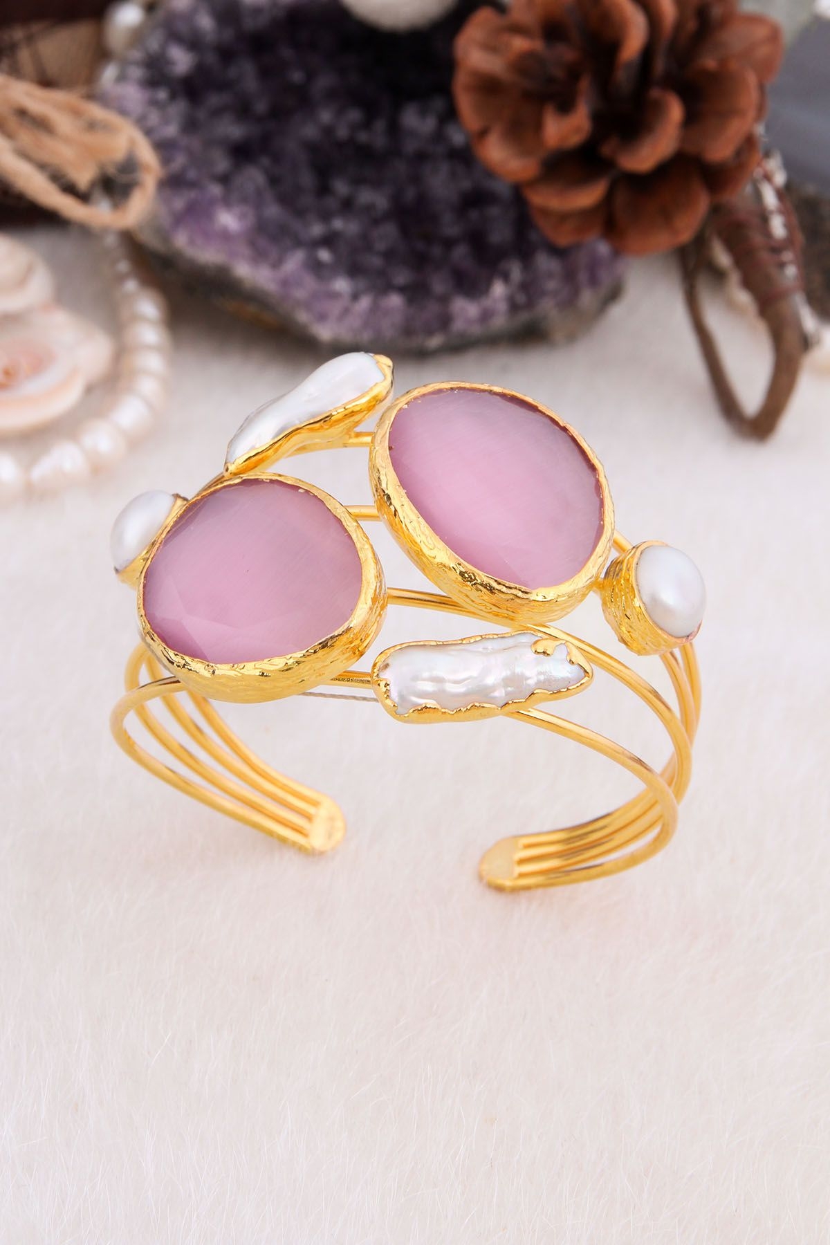 Pearl & Zircon Bracelet