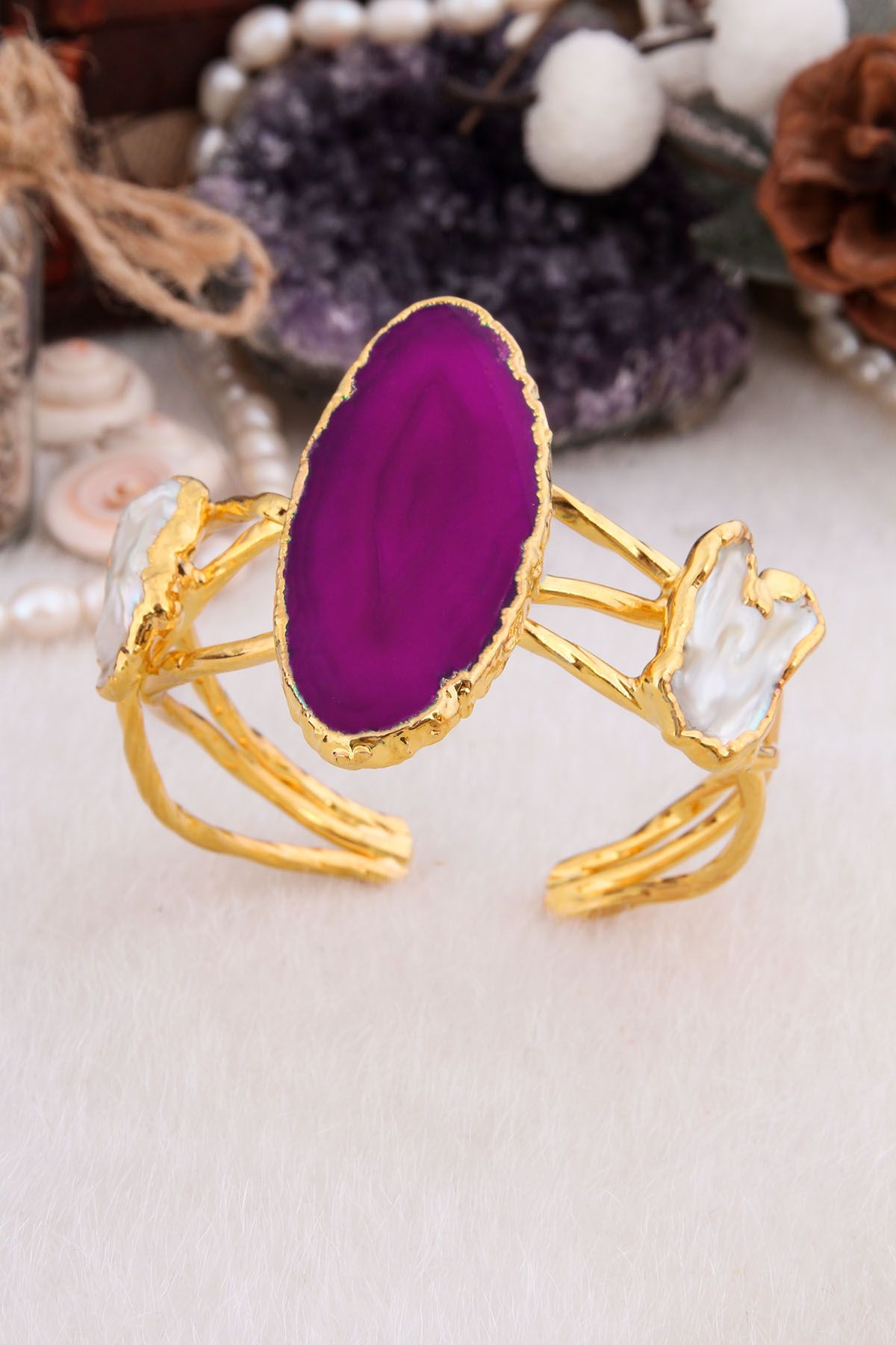 Pearl & Agate Bracelet