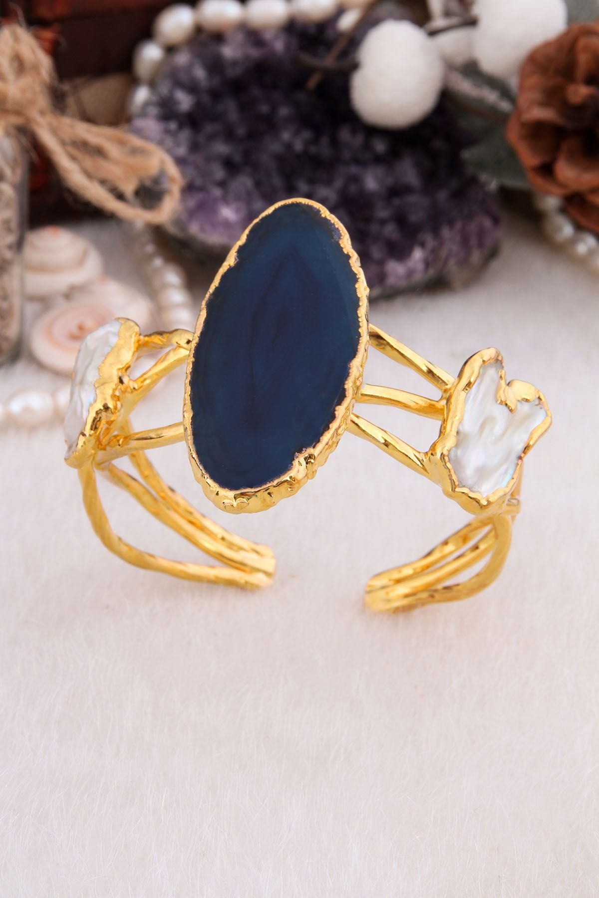 Pearl & Agate Bracelet