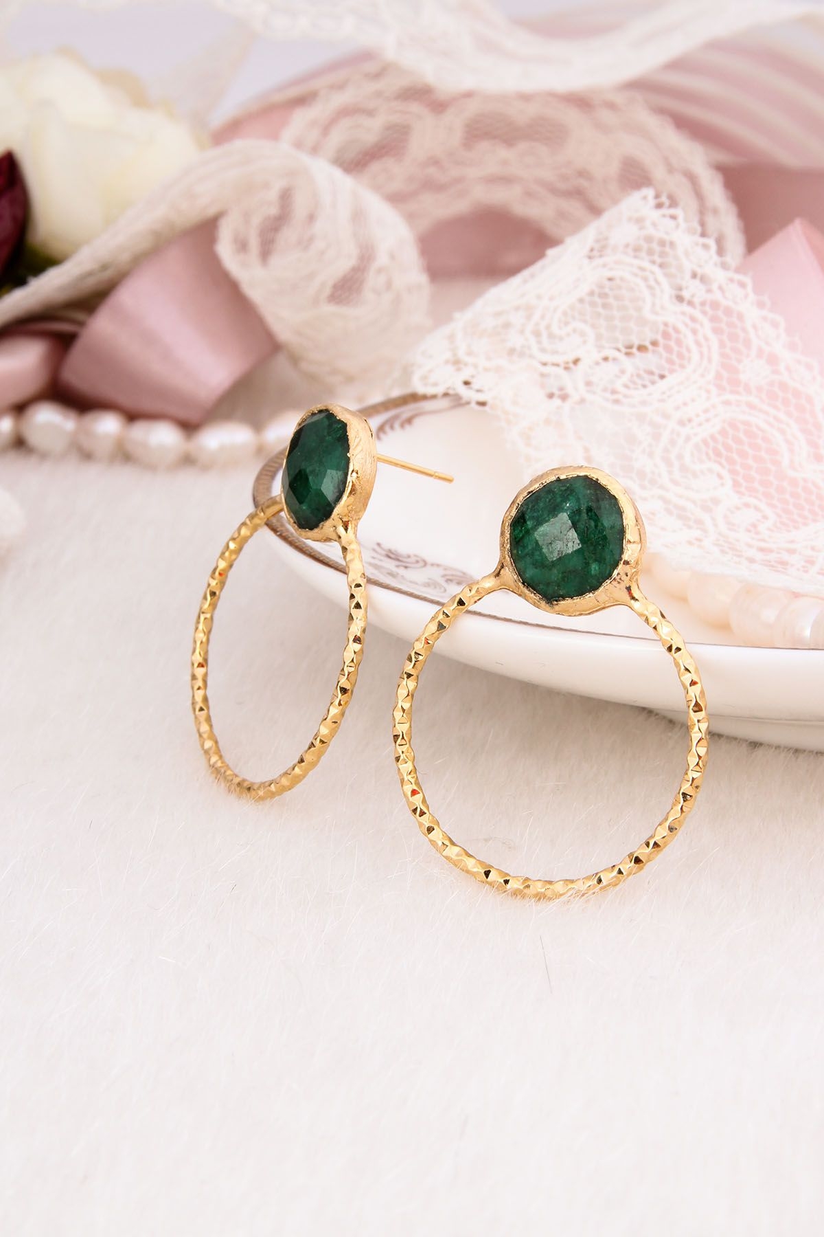 Agate Earring