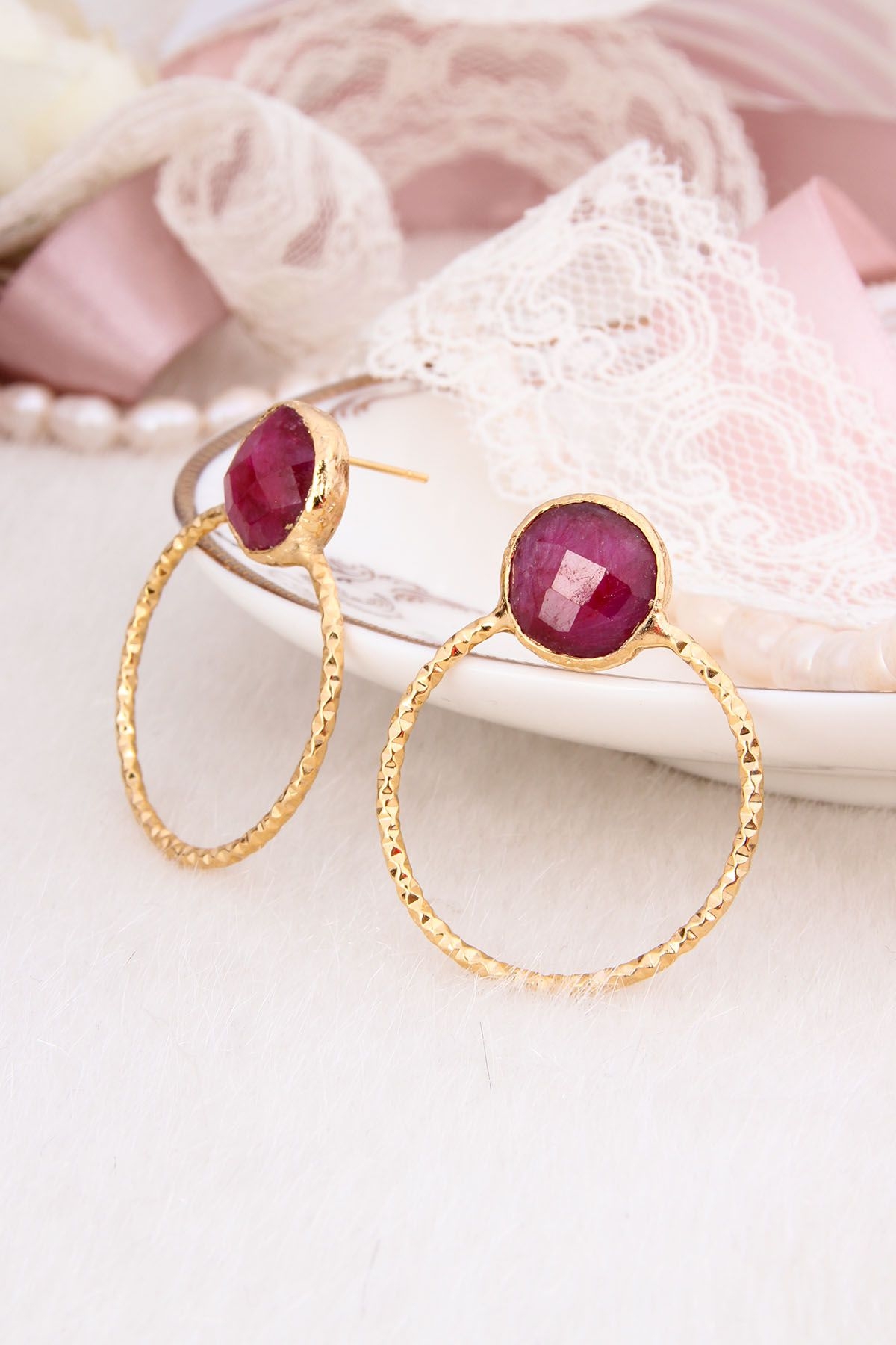 Agate Earring