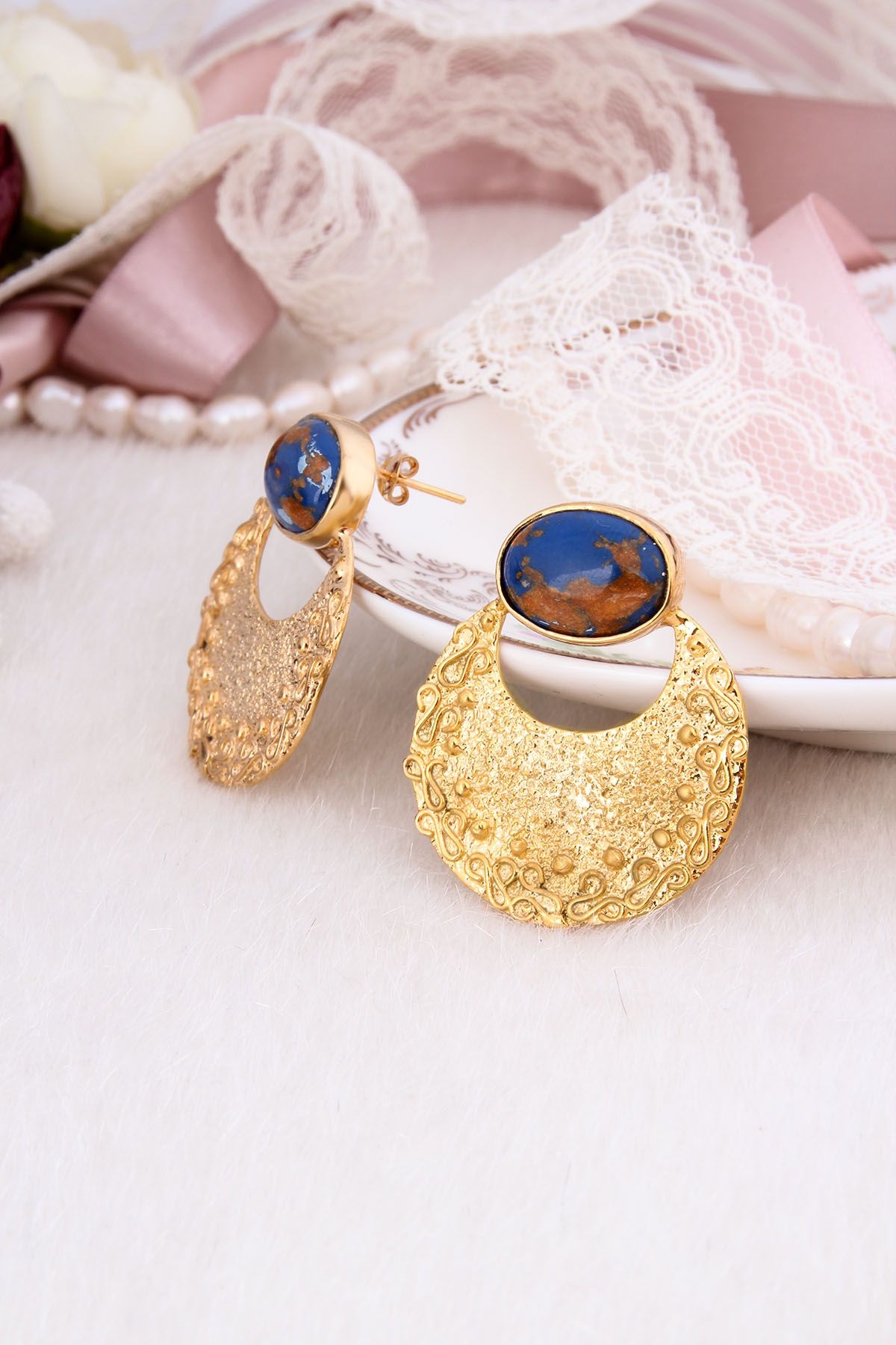 Lapis Lazuli Earring