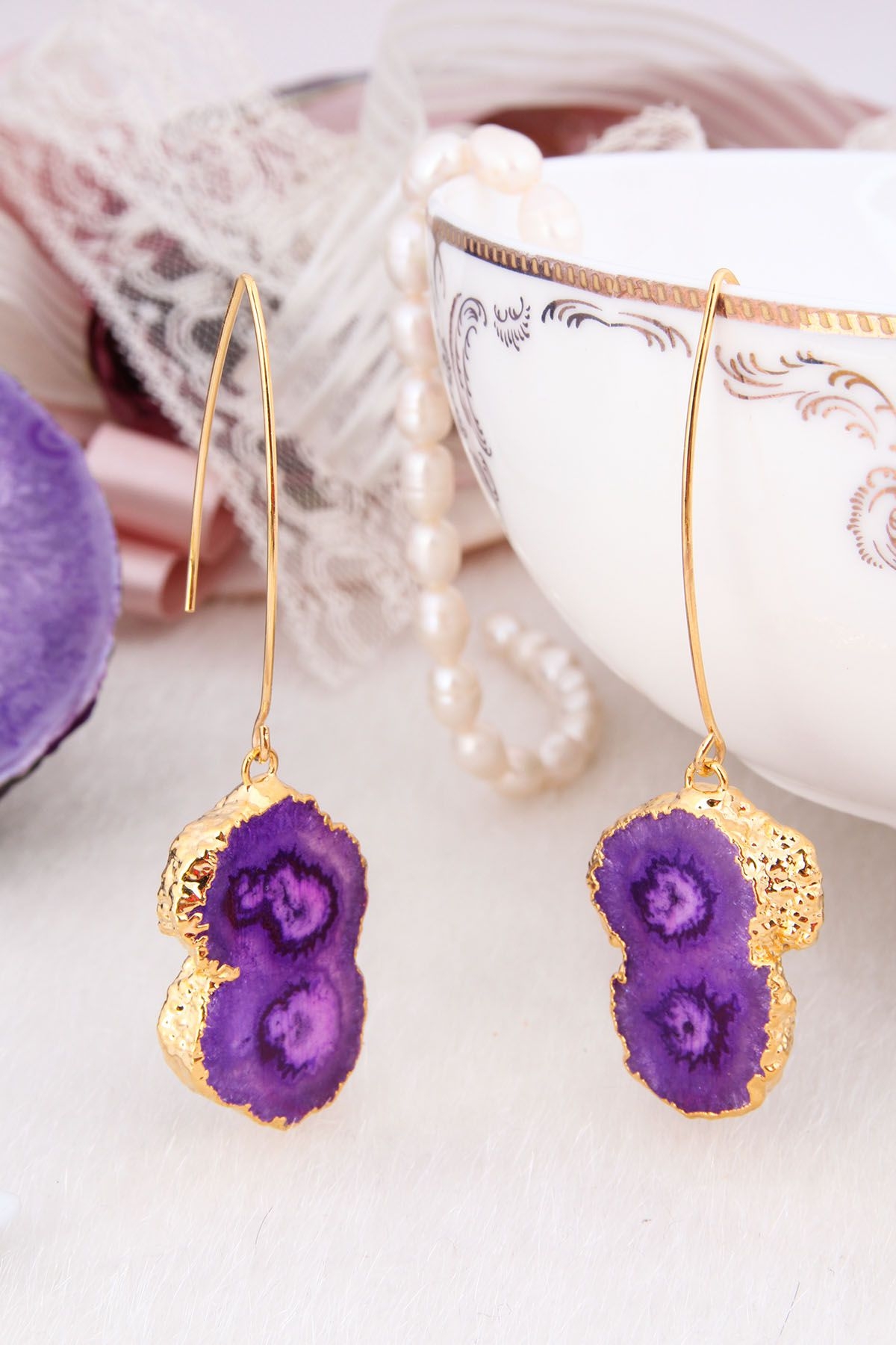 Quartz Earring