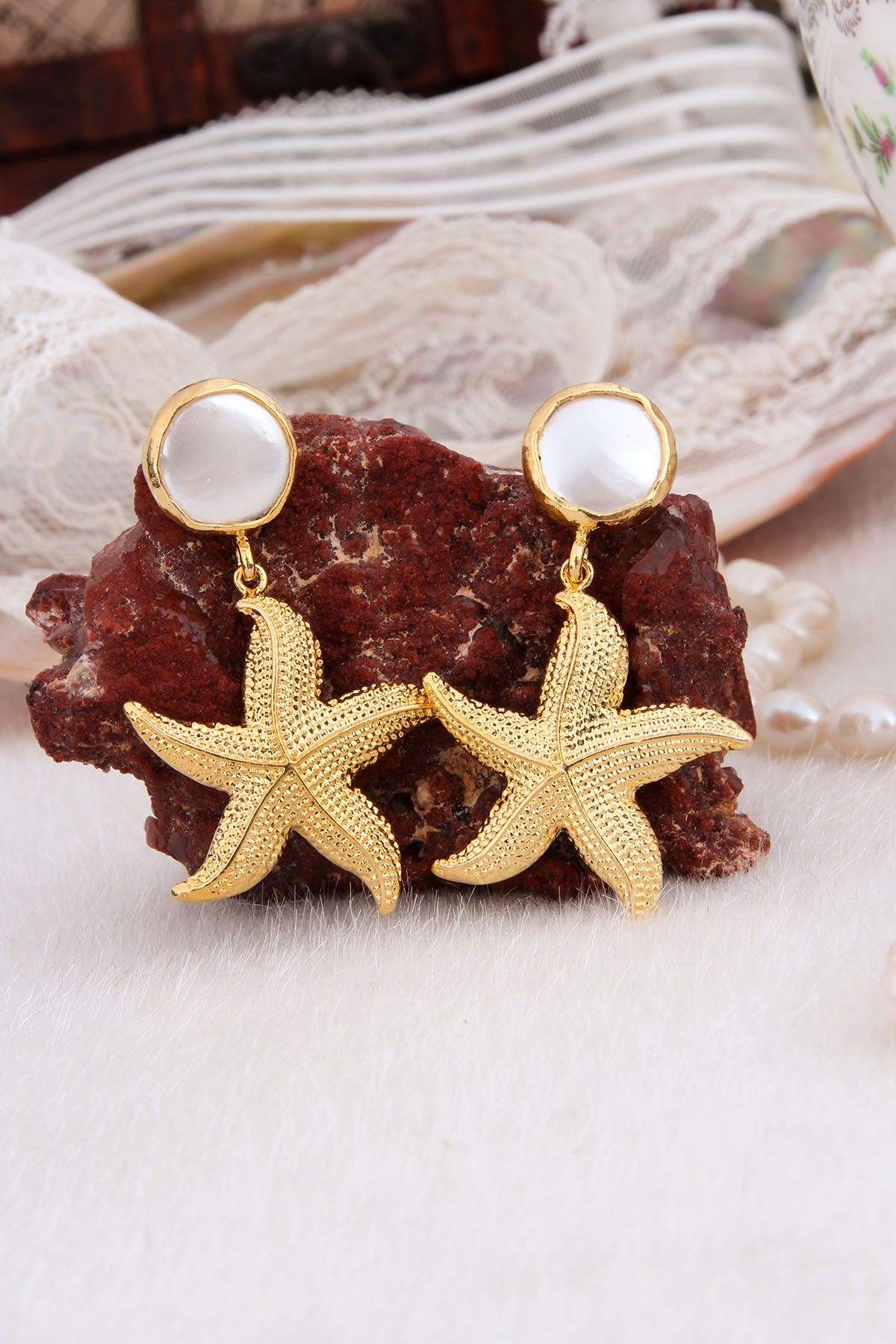 Majorca Pearl Earring