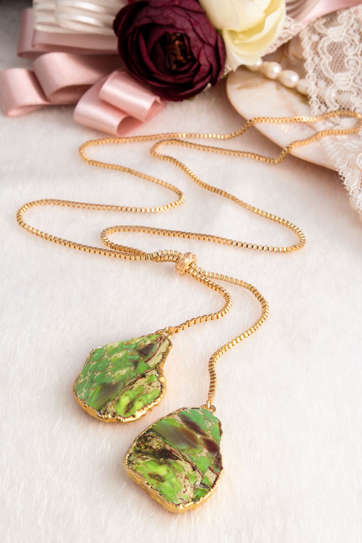 14K Gold-Plated Bronze & Varasite