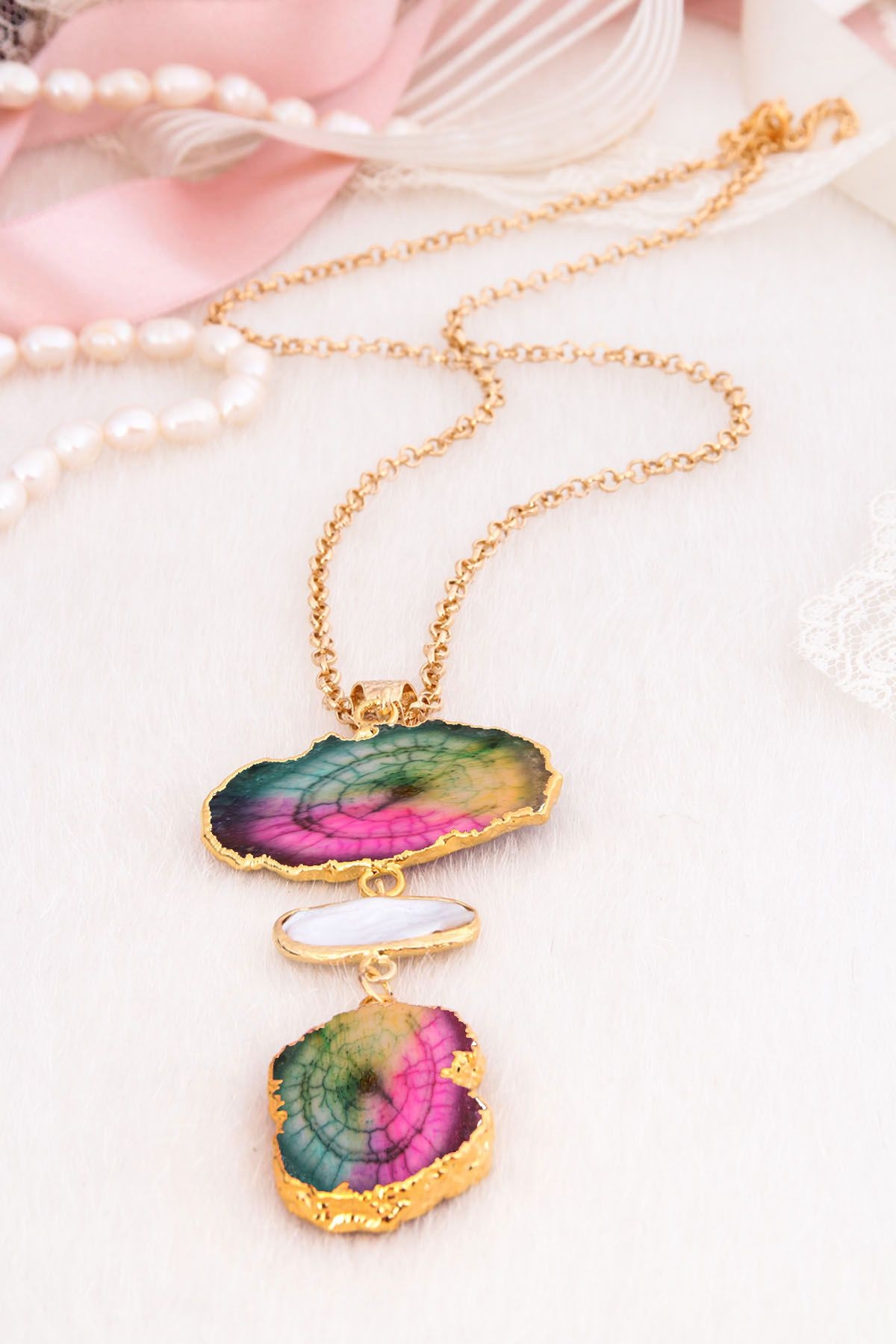 Pearl & Quartz Necklace