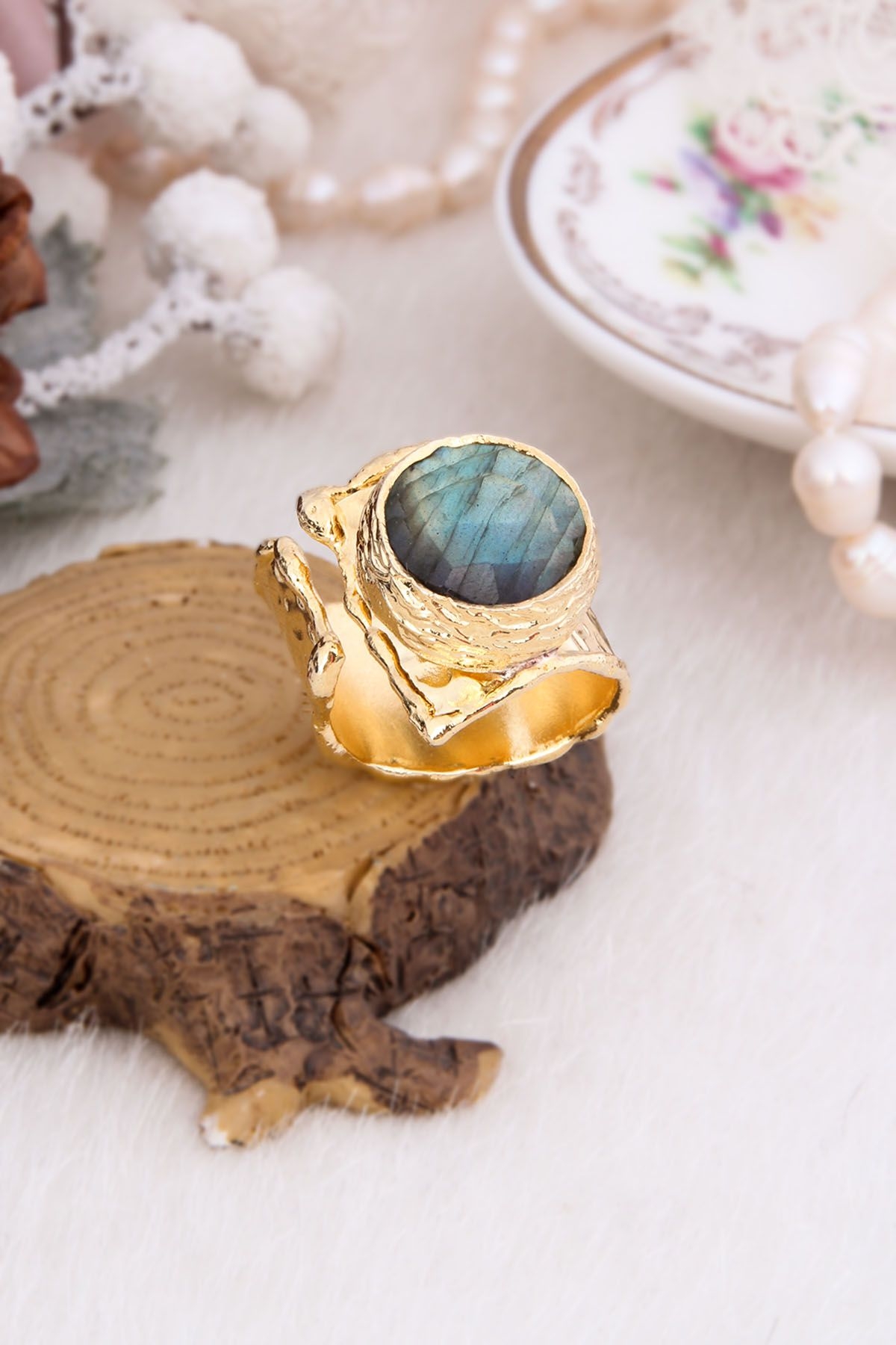 Labradorite Ring