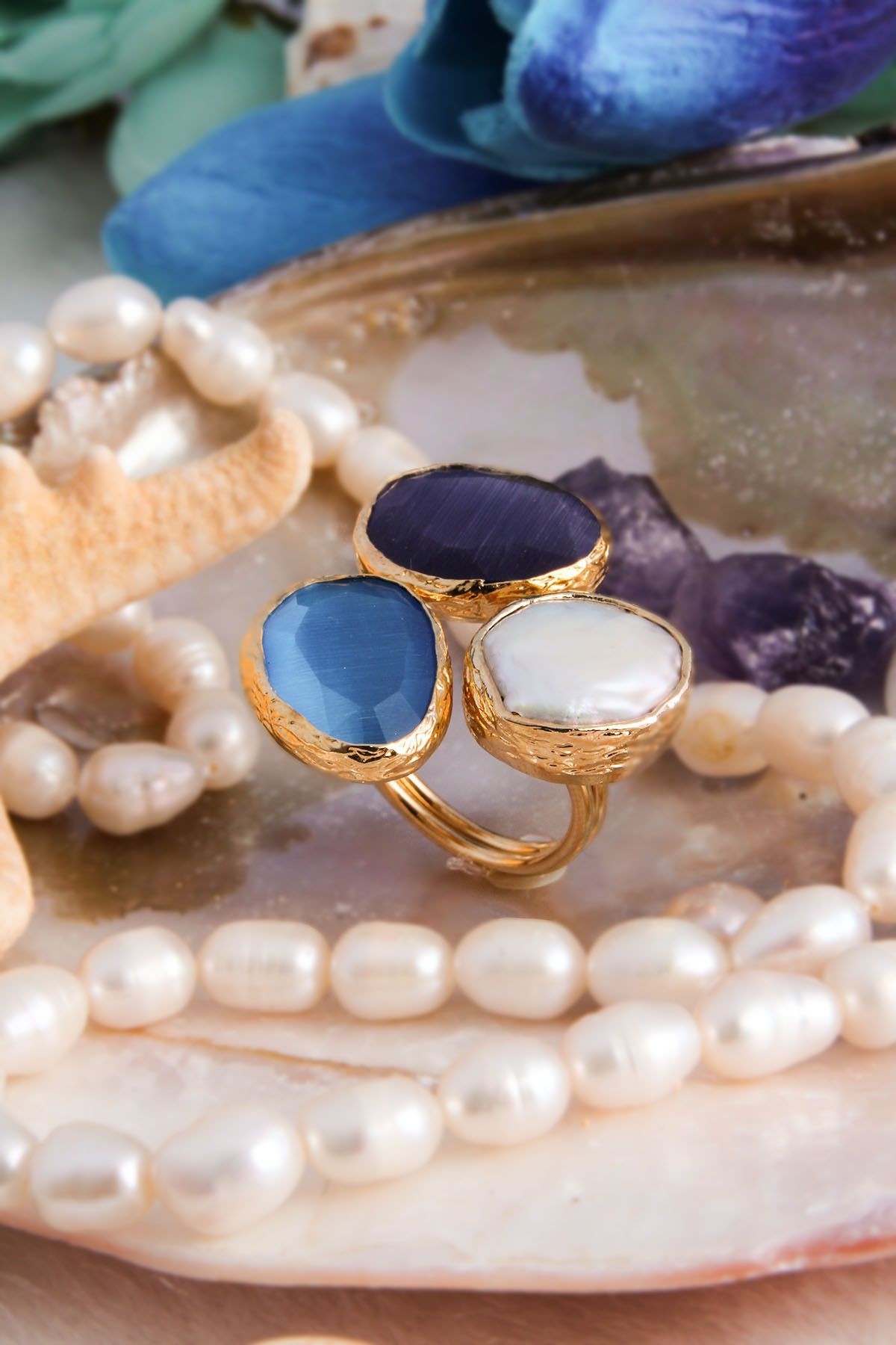 14K Gold-Plated Bronze & Culture Pearl