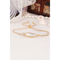 14K Gold-Plated Bronze & Pearl