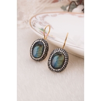 14K Gold-Plated Bronze & Labradorite