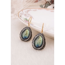 14K Gold-Plated Bronze & Labradorite