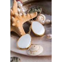 14K Gold-Plated Bronze & Majorca Pearl