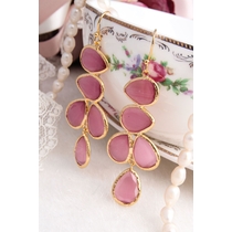 14K Gold-Plated Bronze & Zircon