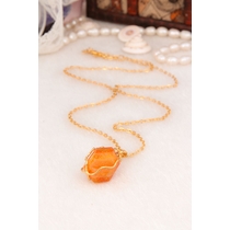 14K Gold-Plated Bronze & Agate