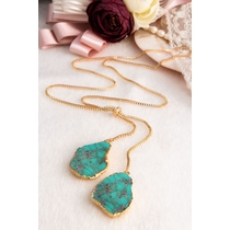 14K Gold-Plated Bronze & Varasite