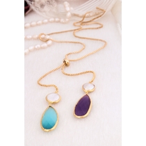 Pearl & Zircon Necklace