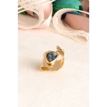 14K Gold-Plated Bronze & Labradorite