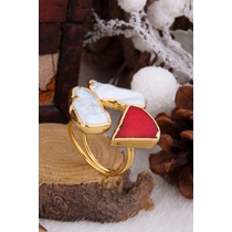 Pearl & Coral  Ring