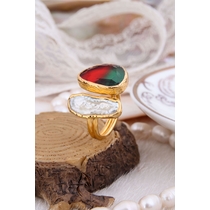 Pearl & Crystal Ring