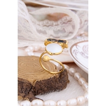 Pearl & Varasite Ring