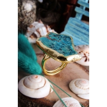 14K Gold-Plated Bronze & Varasit