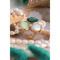 14K Gold-Plated Bronze & Culture Pearl