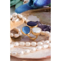 14K Gold-Plated Bronze & Culture Pearl
