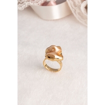14K Gold-Plated Bronze & Pearl