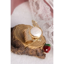 14K Gold-Plated Bronze & Culture Pearl