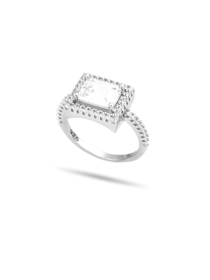 Solitaire Baget Ring