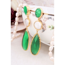 Pearl & Zircon Earring