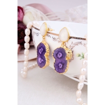 Moonstone & Quartz Earring